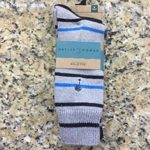 Gold Toe Native Nomad Organic Men's Socks 2 pairs. Limited Edition